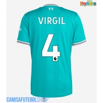 Camisa de time de futebol Liverpool Virgil van Dijk #4 Replicas 3º Equipamento 2025-26 Manga Curta